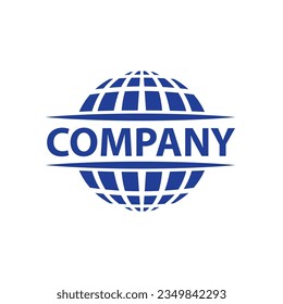diseño vectorial de plantilla de logotipo de empresa global