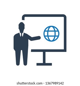 Global Conference Presentation Icon