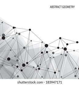  Global Connection abstract banner concept. Network Communication Background.
