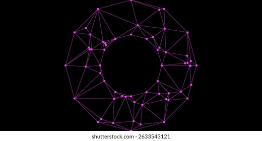 Plano de fundo da rede de conexão global. Mapa do mundo. Conceito de tecnologia de Internet de alta velocidade ou transmissão rápida de dados sem fio. conexão de rede moderna da Internet