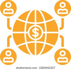 Global Connection vector icon. Can be used for printing, mobile and web applications.