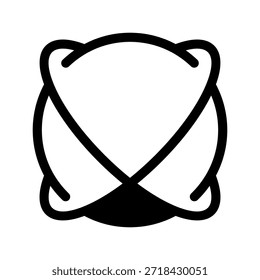 Ilustración de diseño de símbolo de Vector de icono de conectividad global