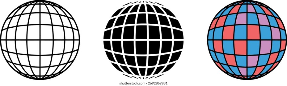 Conectividade global e interconexão três globais com linhas representando conexões de rede e comunicação mundial