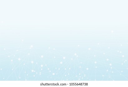 Global creative social network with abstract polygonal background