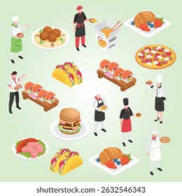 Cozinha Global Infográficos Horizontais Ilustração bifurcação tradição closeup país ver valiosa composição nacional café da manhã mostarda curry especiarias culinária diversidade
