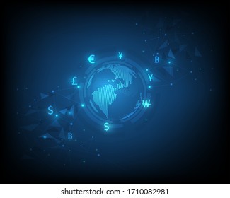 Global currency exchange network technology