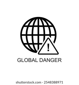 global danger icon , network icon