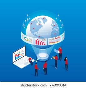 Global Data Analysis Stock Vector (Royalty Free) 776093314 | Shutterstock