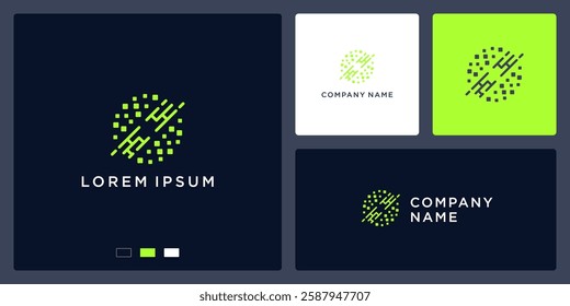 Global data logo design template