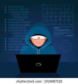 Global data security, personal data security, cyber data security online concept illustration, Internet security or information privacy - protection idea, software access data confidential, abstract