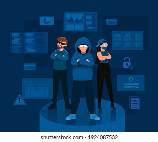 Global data security, personal data security, cyber data security online concept illustration, Internet security or information privacy - protection idea, software access data confidential, abstract