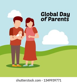 Global Day of Parents Illustration