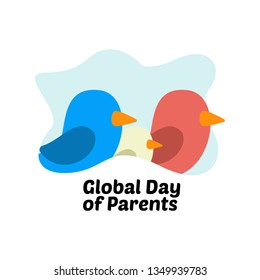 Global Day of Parents Illustration