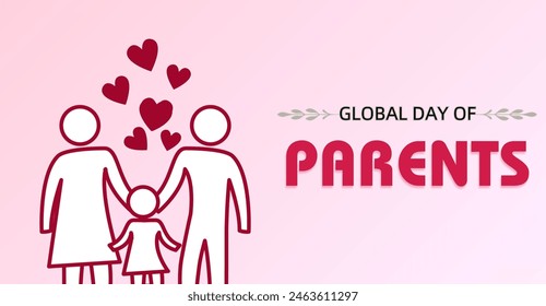 Global Day of Parents. Global Day of Parents Vector Designs for Family Appreciation