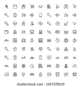 Global delivery line icon set. Collection of high quality black outline logo for web site design and mobile apps. Vector illustration on a white background