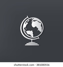 Global design on clean background,vector