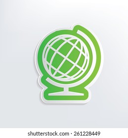 Global design on white background,clean vector