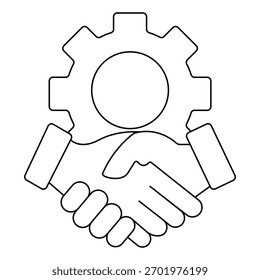 Concepto de icono de Vector de innovación de negocios digitales globales