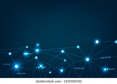 Global digital internet connection world.Connecting it together.The Marketing and communication blue concept vector.eps10