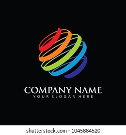 Global Digital Logo Icon