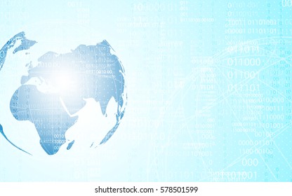 global digital technology computing communication concept pattern background