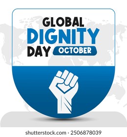 Global Dignity Day  Empowering and Respectful Vector Design