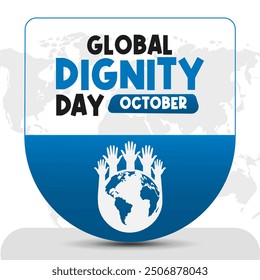 Global Dignity Day  Empowering and Respectful Vector Design