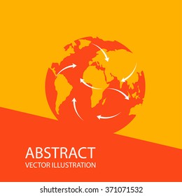 Global earth planet abstract network vector logo design template. Internet communications network creative concept icon.