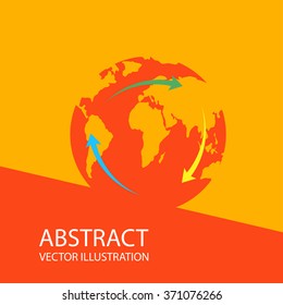 Global earth planet abstract network vector logo design template. Internet communications network creative concept icon.