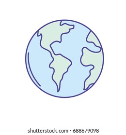 global earth planet to geography ubication