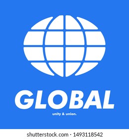 Global  Earth World icon,Graphic desing print t-shirts,vector