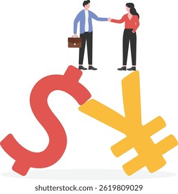 Global economic development and competition, business cooperation or business competition, co-development,

