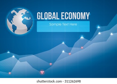 Global economy design, vector illustration eps 10.