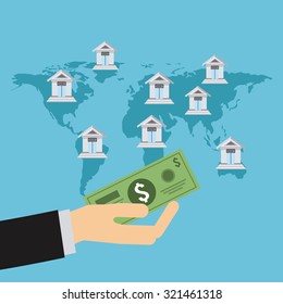 global economy design, vector illustration eps10 graphic 