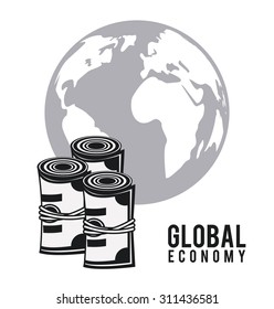 Global Economy digital design, vector illustration eps 10