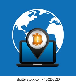 global economy planet concept vector illustration design