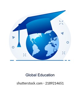 Concepto De Icono Mundial De Educación