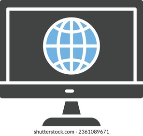 Imagen del icono de Educación Global. Adecuado para aplicaciones móviles.