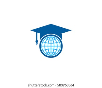 Global Education Logo Design Element