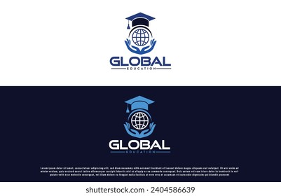 global education logo design. global education organization logo . creative logo global education company