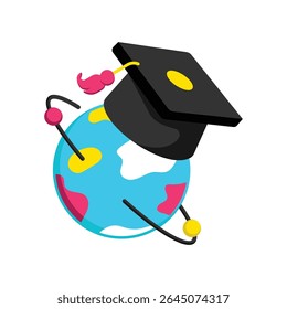 Global Education Vector style icons. EPS 10 file.