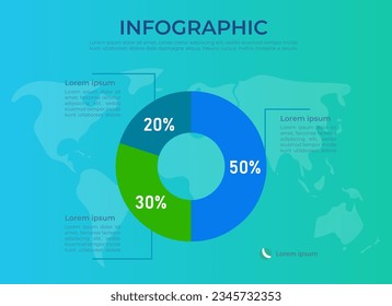 Global environmental and population problem circle infographic design template. Overpopulation and consumption. Editable pie chart with percentages. Visual data presentation. Montserrat font used