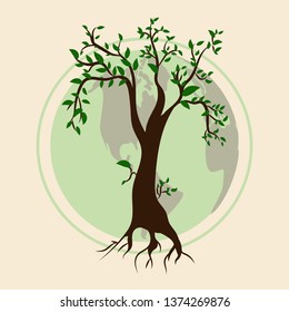 Global environmental problems.Vector design postcards for world day to combat desertification and drought.
