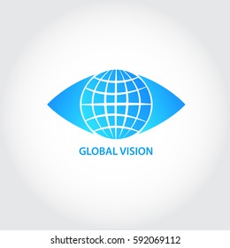 Global Eye Vision Abstract Logo