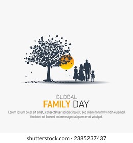 Global Family Day is an international observance that emphasizes the importance of family.