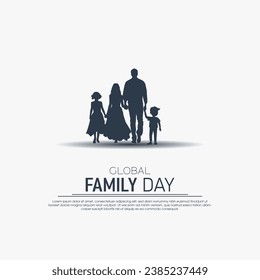 Global Family Day is an international observance that emphasizes the importance of family.