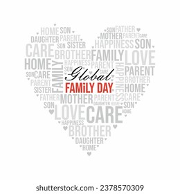 Global family day poster design