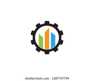 Global finace logo design concept