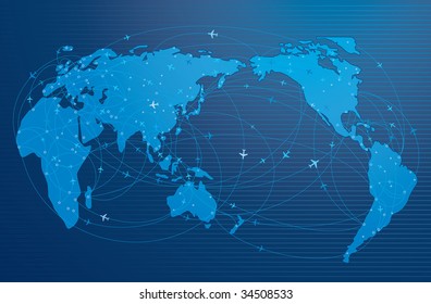 Global Flight Map