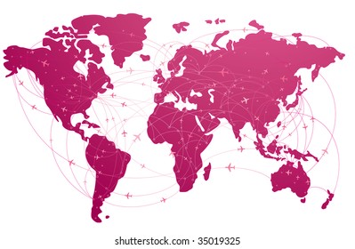 Global Flight Map